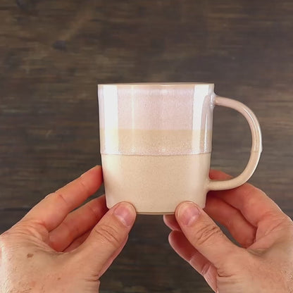 White & Sand Mug – Two-Tone