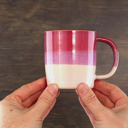 Crimson & White Mug – Two-Tone
