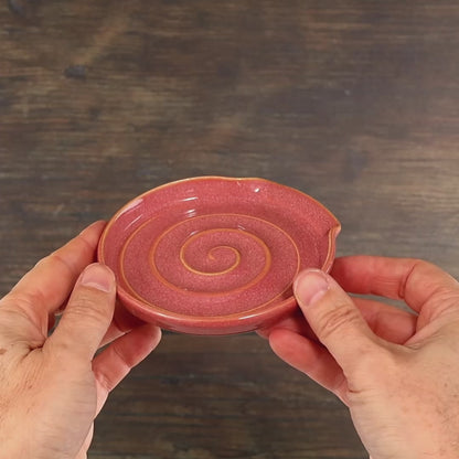 Coral Spiral Spoon Rest