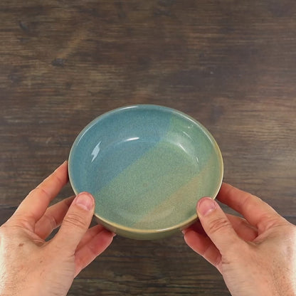 Coastal Blue & Pale Green Tapas Bowl