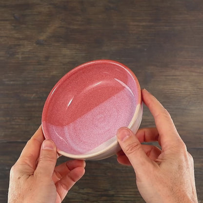 Coral & White Tapas Bowl