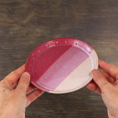 Crimson & White Small Plate